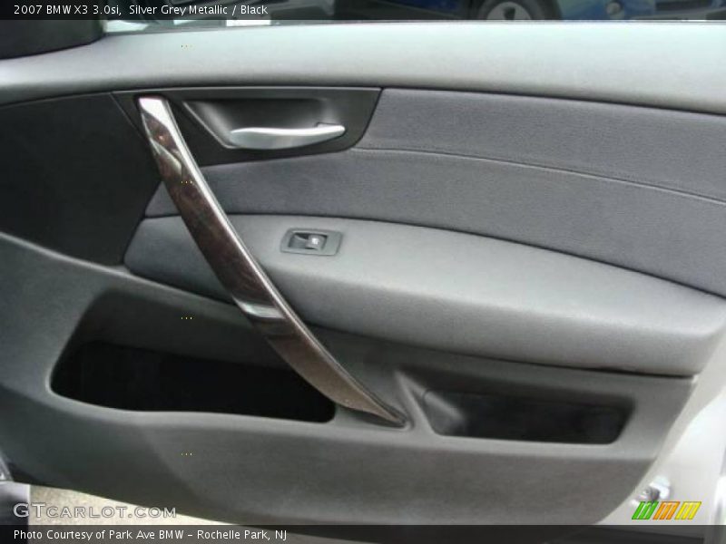 Silver Grey Metallic / Black 2007 BMW X3 3.0si