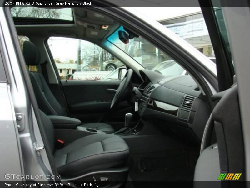 Silver Grey Metallic / Black 2007 BMW X3 3.0si