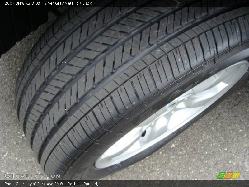 Silver Grey Metallic / Black 2007 BMW X3 3.0si