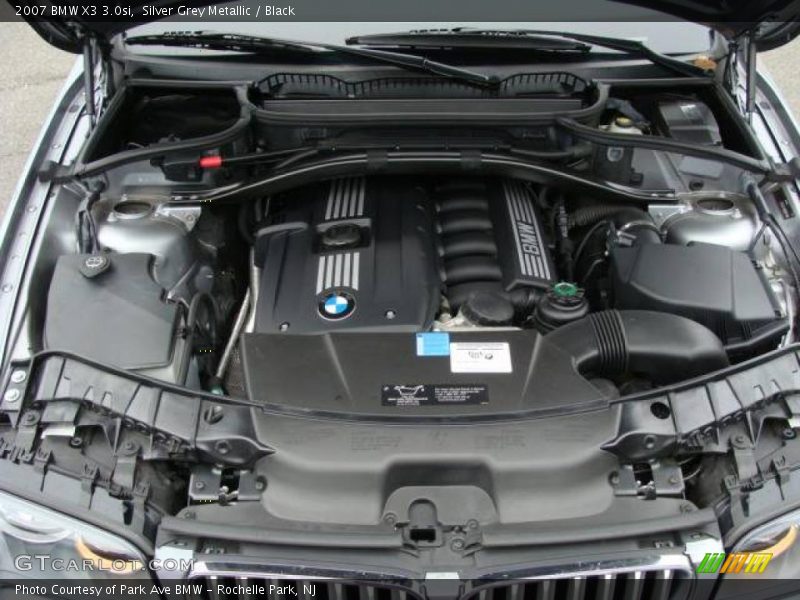 Silver Grey Metallic / Black 2007 BMW X3 3.0si