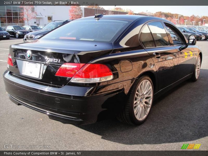 Jet Black / Black 2007 BMW 7 Series 750i Sedan