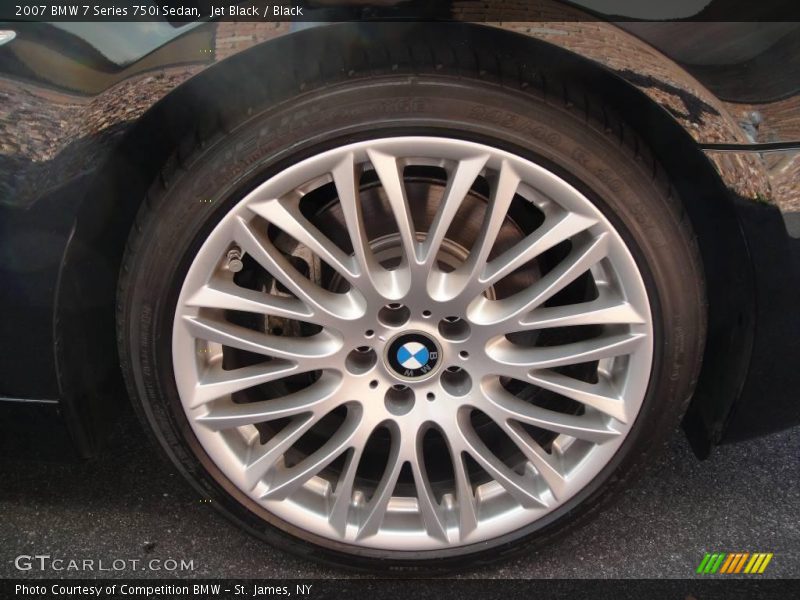Jet Black / Black 2007 BMW 7 Series 750i Sedan