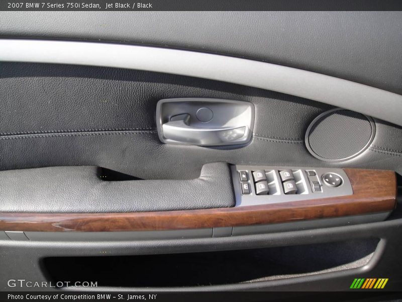 Jet Black / Black 2007 BMW 7 Series 750i Sedan