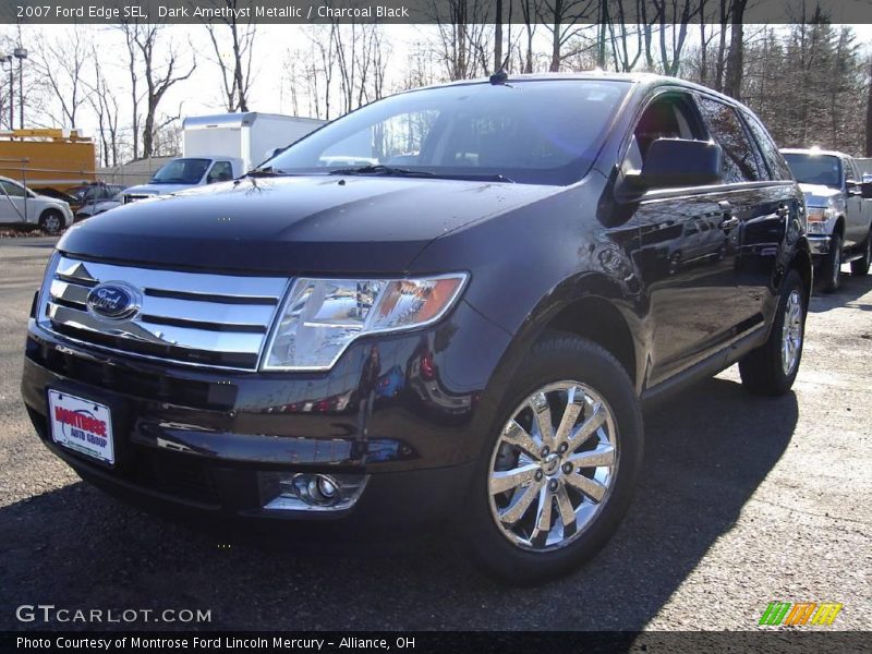 Dark Amethyst Metallic / Charcoal Black 2007 Ford Edge SEL