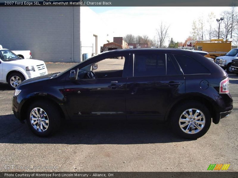 Dark Amethyst Metallic / Charcoal Black 2007 Ford Edge SEL