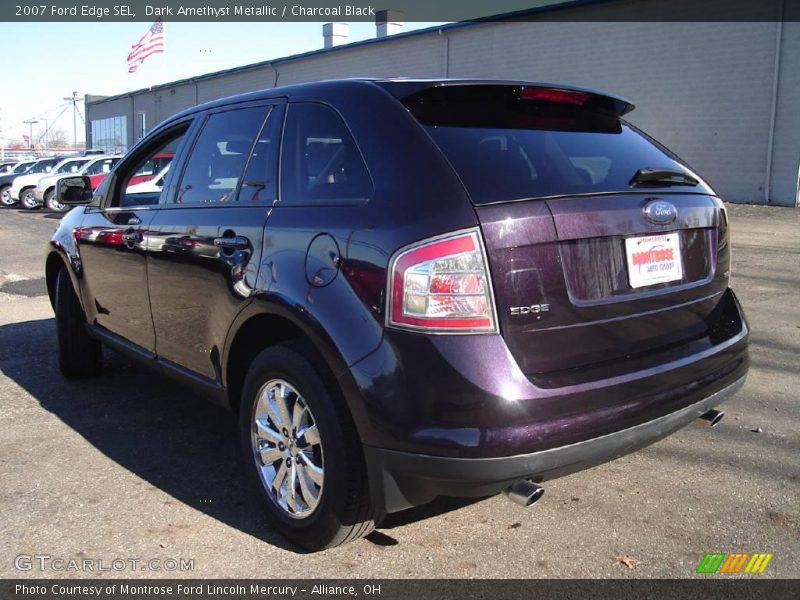 Dark Amethyst Metallic / Charcoal Black 2007 Ford Edge SEL