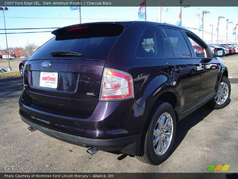 Dark Amethyst Metallic / Charcoal Black 2007 Ford Edge SEL