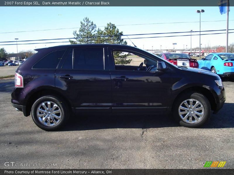 Dark Amethyst Metallic / Charcoal Black 2007 Ford Edge SEL