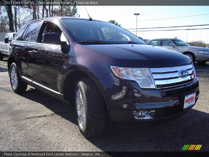 Dark Amethyst Metallic / Charcoal Black 2007 Ford Edge SEL