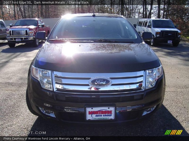 Dark Amethyst Metallic / Charcoal Black 2007 Ford Edge SEL
