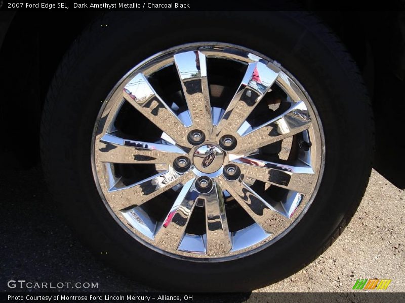 Dark Amethyst Metallic / Charcoal Black 2007 Ford Edge SEL