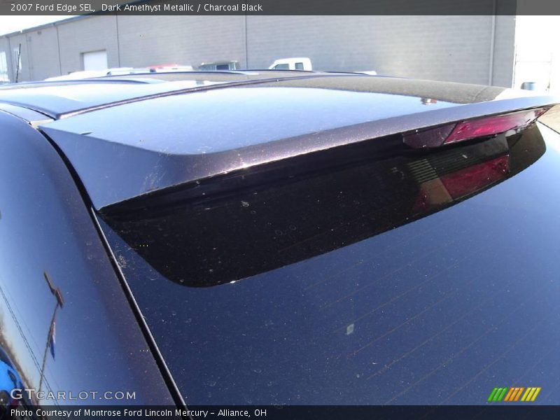 Dark Amethyst Metallic / Charcoal Black 2007 Ford Edge SEL