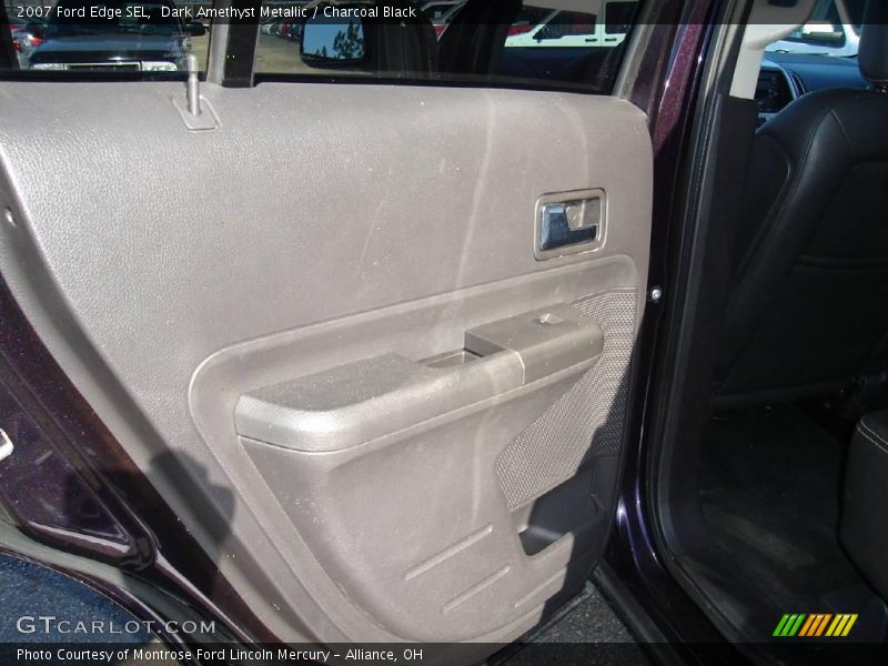 Dark Amethyst Metallic / Charcoal Black 2007 Ford Edge SEL