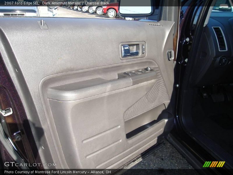 Dark Amethyst Metallic / Charcoal Black 2007 Ford Edge SEL