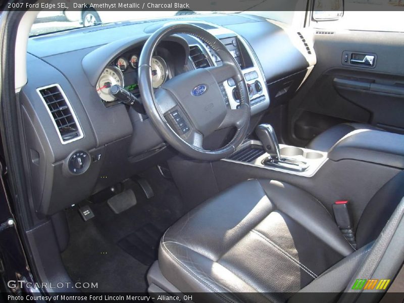 Dark Amethyst Metallic / Charcoal Black 2007 Ford Edge SEL