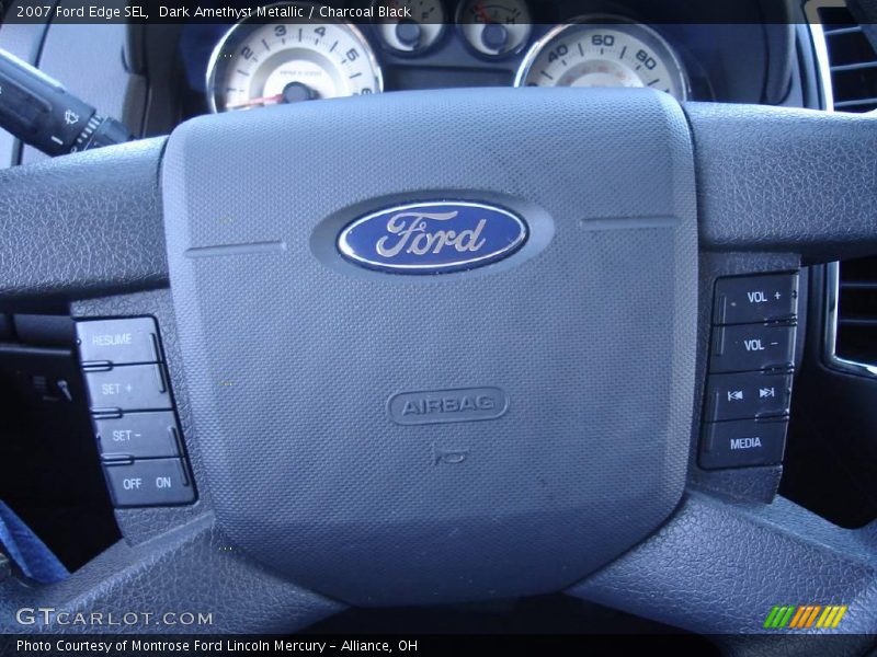 Dark Amethyst Metallic / Charcoal Black 2007 Ford Edge SEL