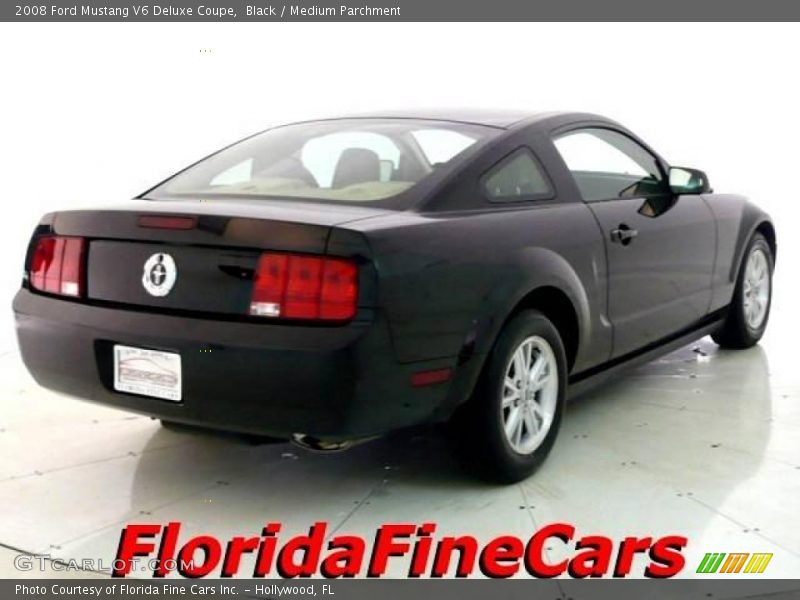 Black / Medium Parchment 2008 Ford Mustang V6 Deluxe Coupe