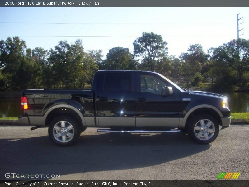 Black / Tan 2008 Ford F150 Lariat SuperCrew 4x4