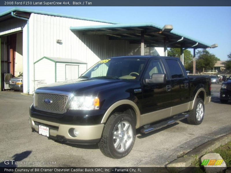 Black / Tan 2008 Ford F150 Lariat SuperCrew 4x4