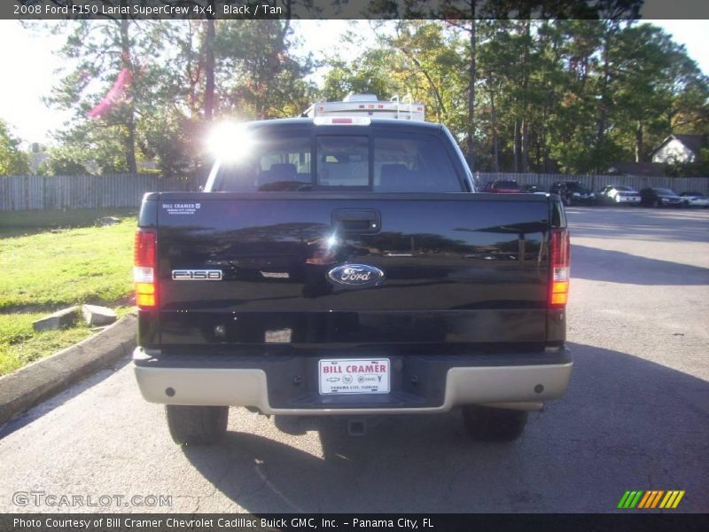 Black / Tan 2008 Ford F150 Lariat SuperCrew 4x4