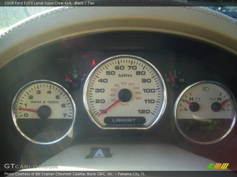 Black / Tan 2008 Ford F150 Lariat SuperCrew 4x4