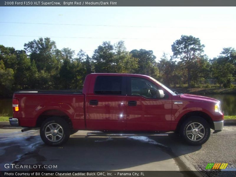 Bright Red / Medium/Dark Flint 2008 Ford F150 XLT SuperCrew