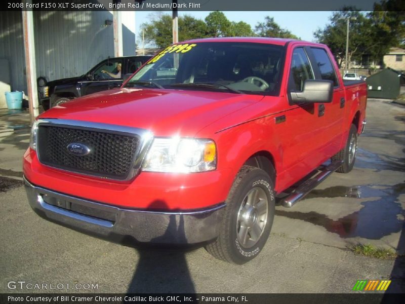 Bright Red / Medium/Dark Flint 2008 Ford F150 XLT SuperCrew