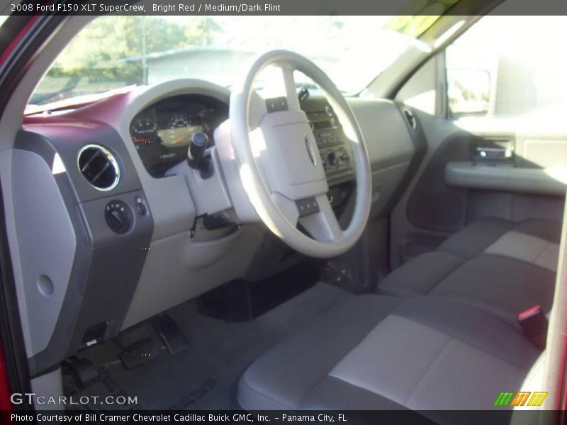 Bright Red / Medium/Dark Flint 2008 Ford F150 XLT SuperCrew