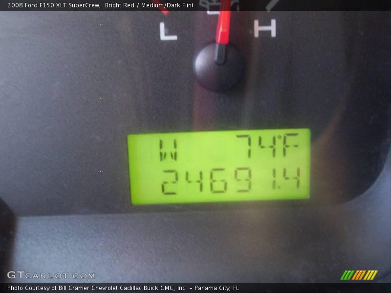 Bright Red / Medium/Dark Flint 2008 Ford F150 XLT SuperCrew