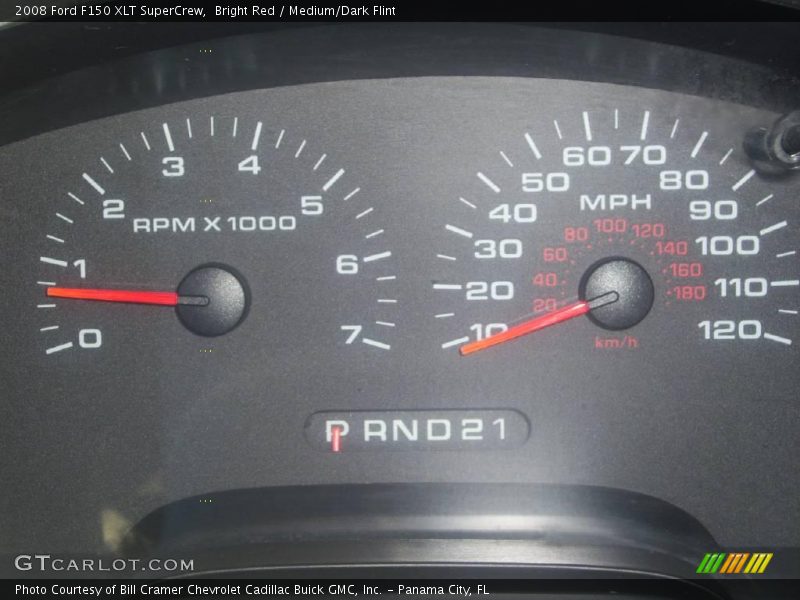 Bright Red / Medium/Dark Flint 2008 Ford F150 XLT SuperCrew
