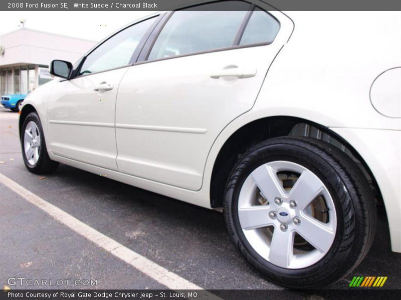 White Suede / Charcoal Black 2008 Ford Fusion SE