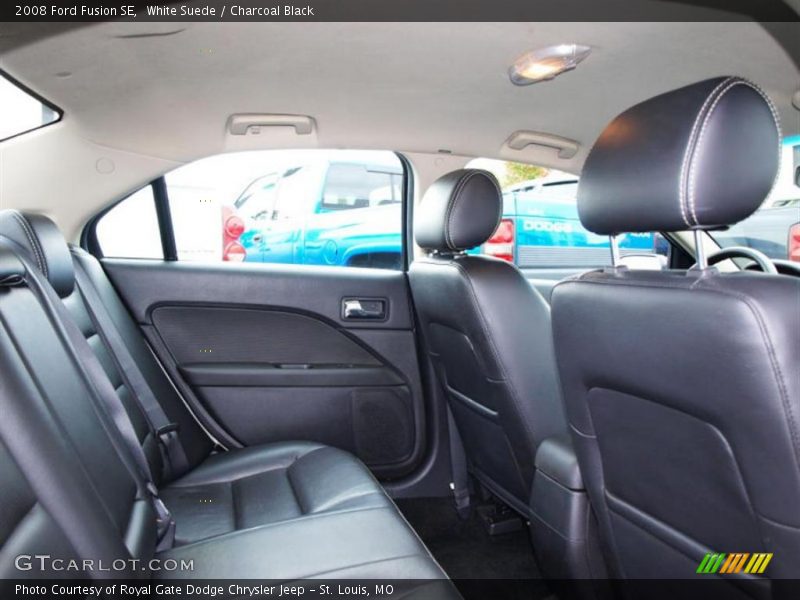 White Suede / Charcoal Black 2008 Ford Fusion SE