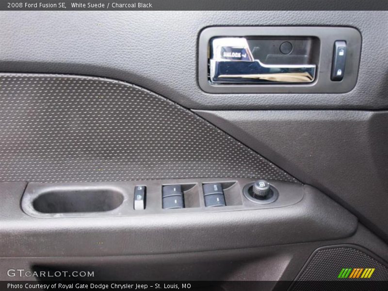 White Suede / Charcoal Black 2008 Ford Fusion SE