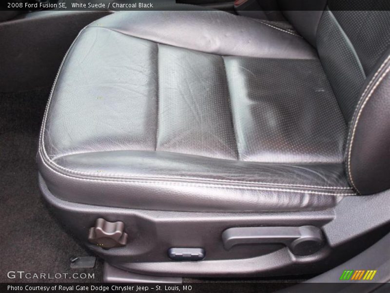 White Suede / Charcoal Black 2008 Ford Fusion SE