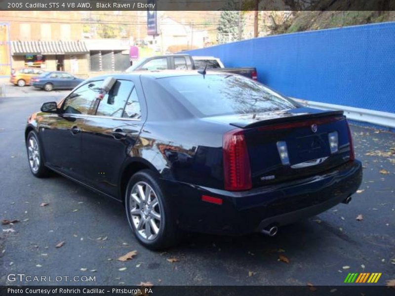 Black Raven / Ebony 2005 Cadillac STS 4 V8 AWD
