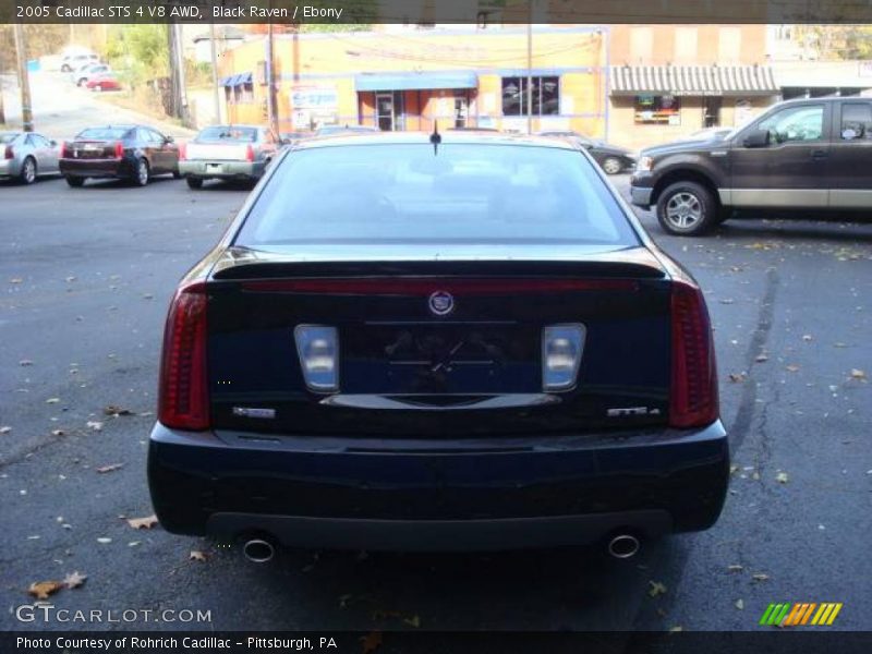 Black Raven / Ebony 2005 Cadillac STS 4 V8 AWD