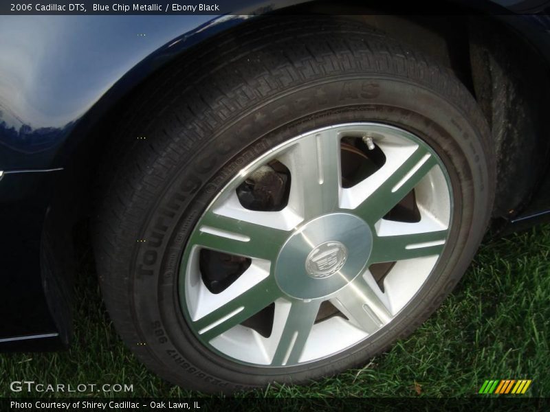 Blue Chip Metallic / Ebony Black 2006 Cadillac DTS