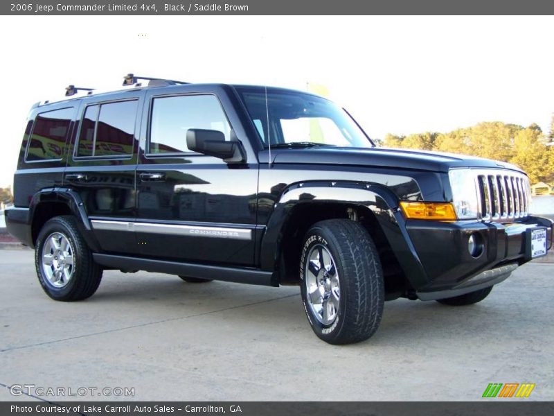 Black / Saddle Brown 2006 Jeep Commander Limited 4x4