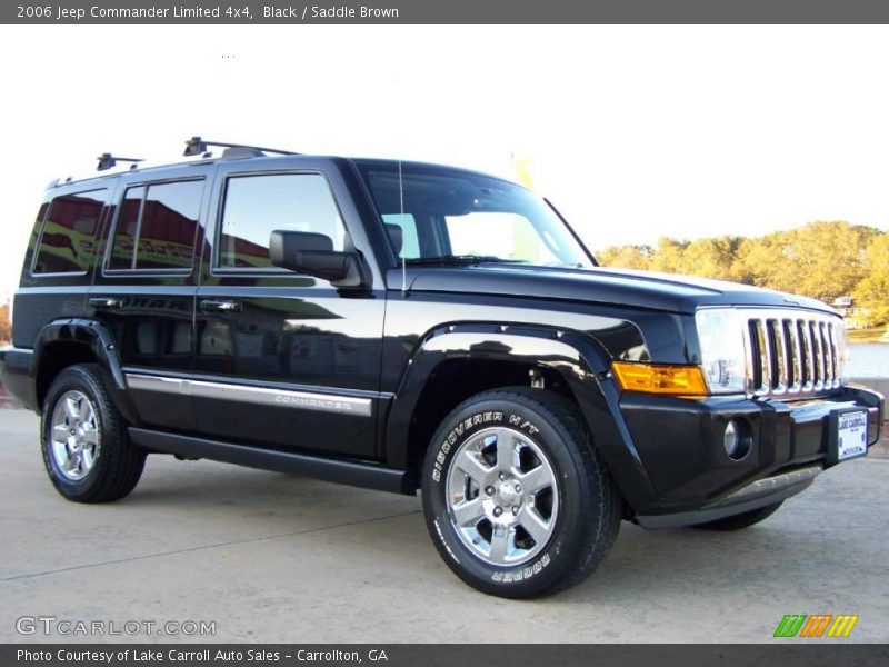 Black / Saddle Brown 2006 Jeep Commander Limited 4x4