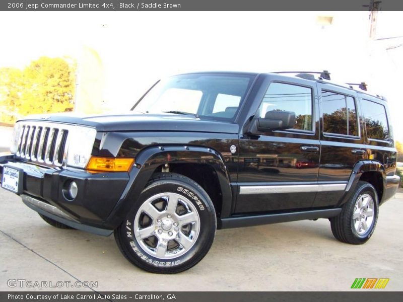 Black / Saddle Brown 2006 Jeep Commander Limited 4x4