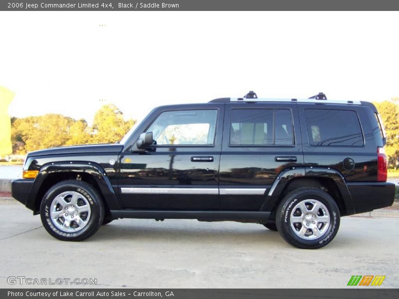 Black / Saddle Brown 2006 Jeep Commander Limited 4x4