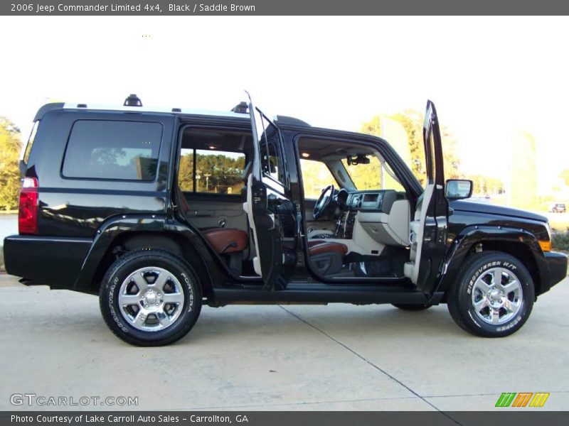 Black / Saddle Brown 2006 Jeep Commander Limited 4x4