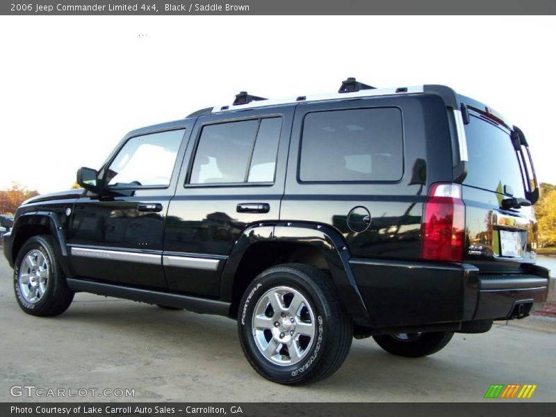 Black / Saddle Brown 2006 Jeep Commander Limited 4x4