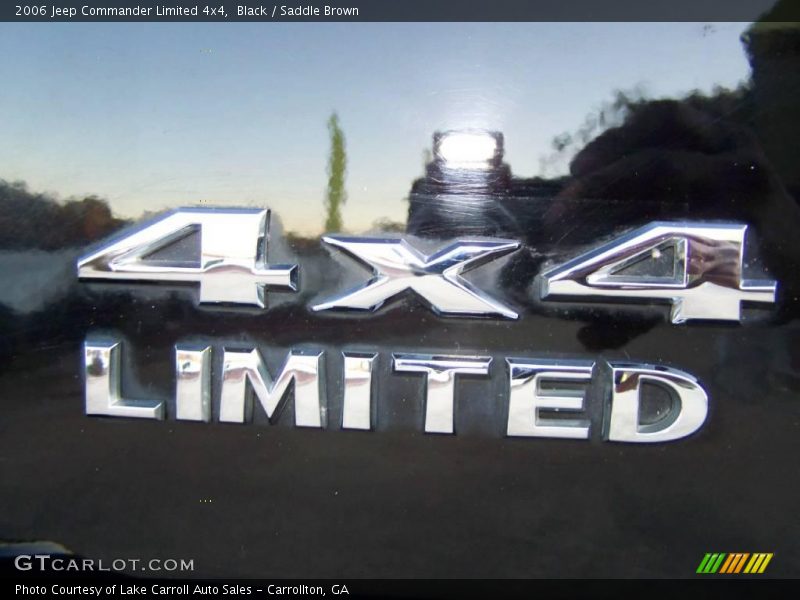 Black / Saddle Brown 2006 Jeep Commander Limited 4x4