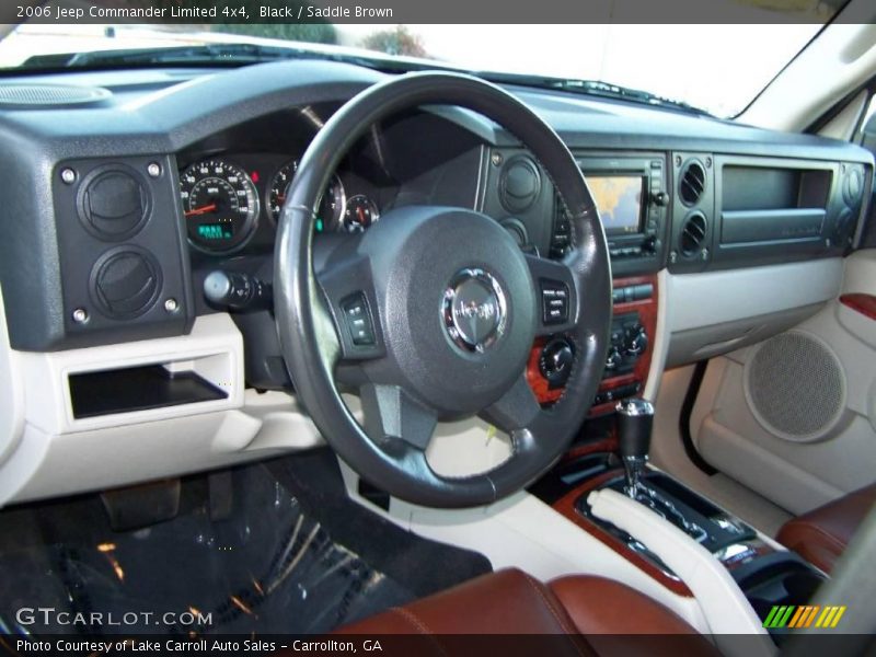 Black / Saddle Brown 2006 Jeep Commander Limited 4x4