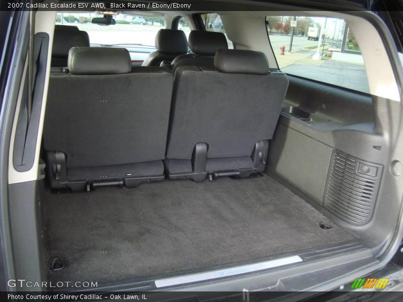 Black Raven / Ebony/Ebony 2007 Cadillac Escalade ESV AWD