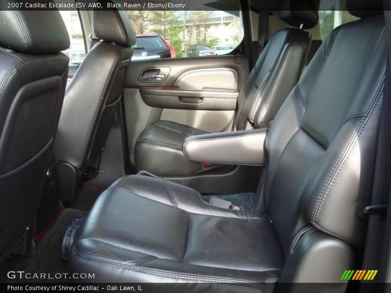 Black Raven / Ebony/Ebony 2007 Cadillac Escalade ESV AWD