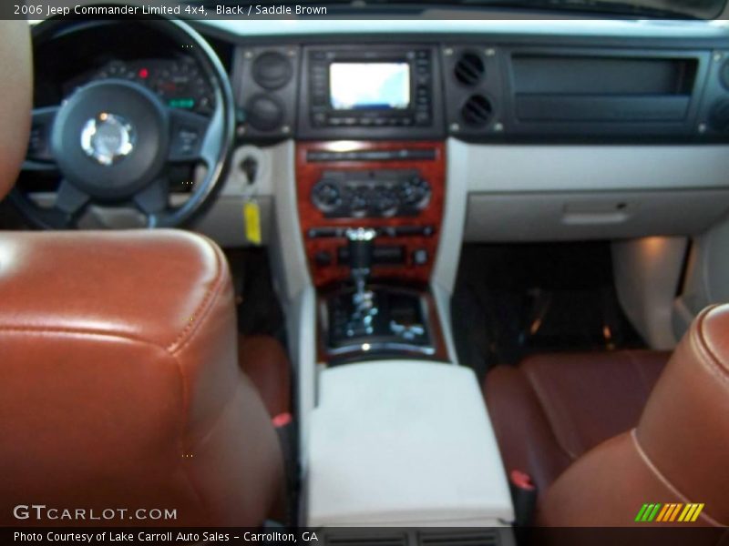 Black / Saddle Brown 2006 Jeep Commander Limited 4x4