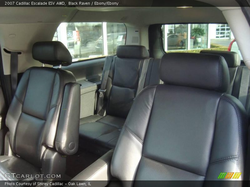 Black Raven / Ebony/Ebony 2007 Cadillac Escalade ESV AWD