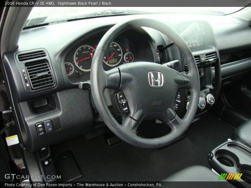 Nighthawk Black Pearl / Black 2006 Honda CR-V SE 4WD